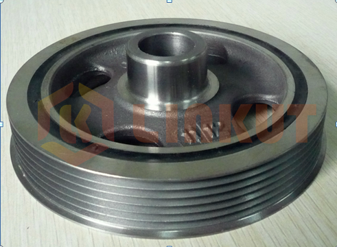 Automobile damping pulley turning with CBN inserts.png